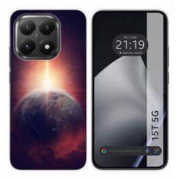 Funda Silicona para Xiaomi 15T 5G diseño Tierra Dibujos