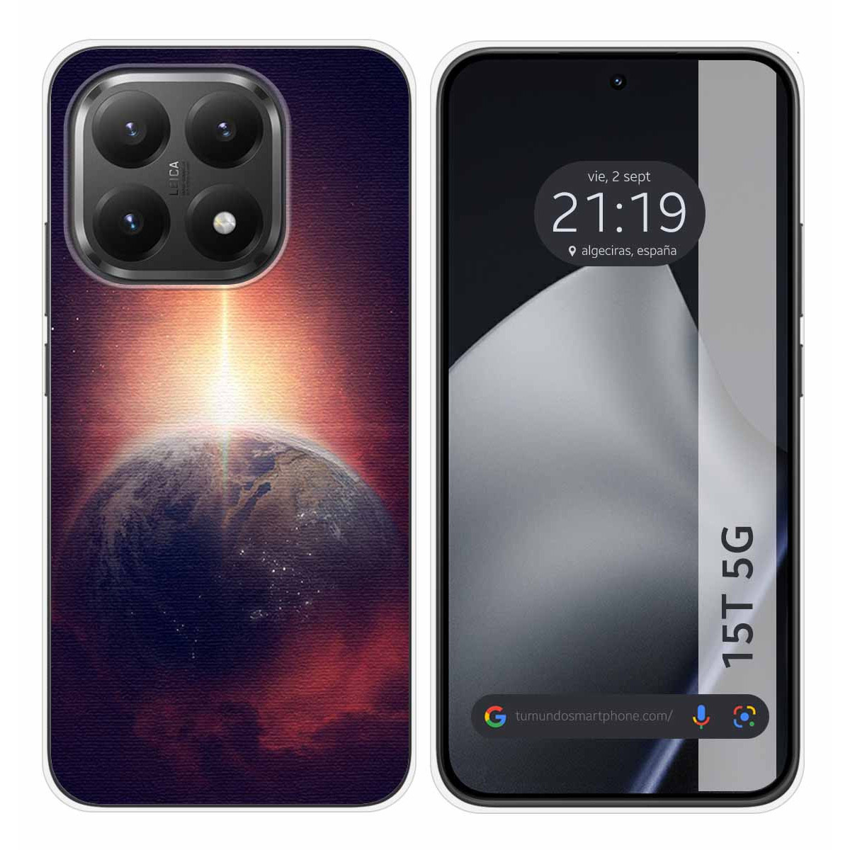 Funda Silicona para Xiaomi 15T 5G diseño Tierra Dibujos
