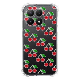 Funda Silicona Antigolpes para Xiaomi 15T 5G diseño Cerezas Dibujos