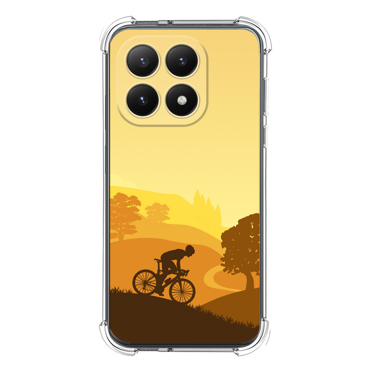 Funda Silicona Antigolpes para Xiaomi 15T 5G diseño Ciclista Dibujos