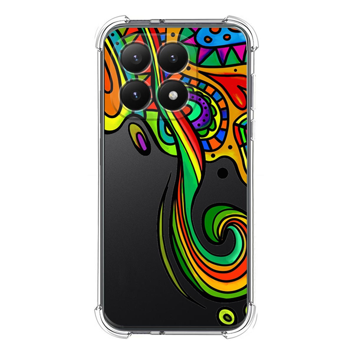 Funda Silicona Antigolpes para Xiaomi 15T 5G diseño Colores Dibujos