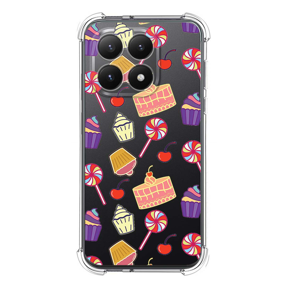 Funda Silicona Antigolpes para Xiaomi 15T 5G diseño Dulces 01 Dibujos