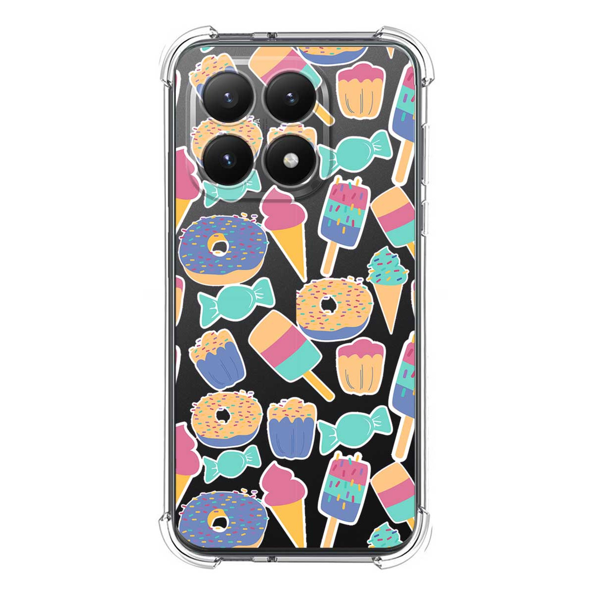 Funda Silicona Antigolpes para Xiaomi 15T 5G diseño Dulces 02 Dibujos