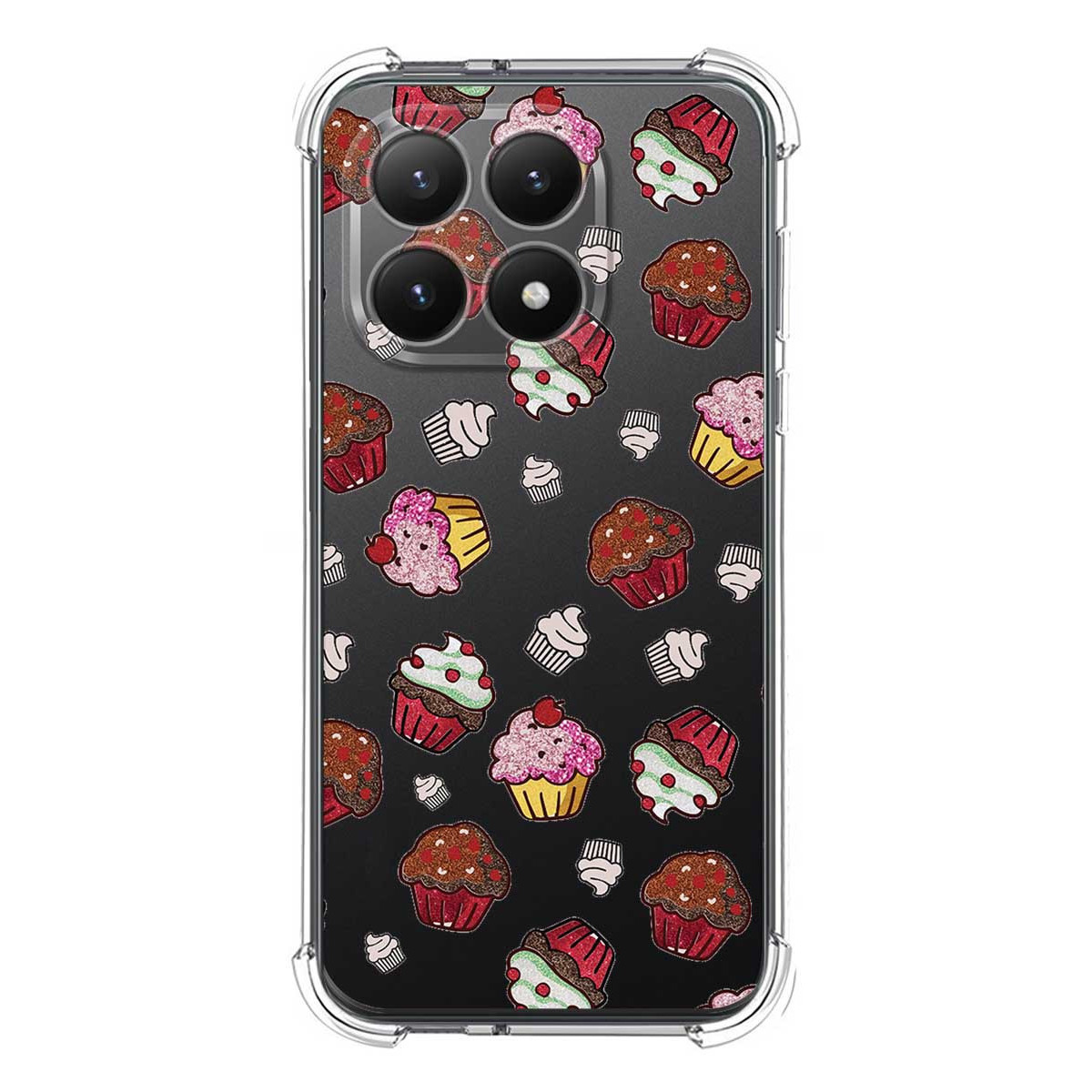 Funda Silicona Antigolpes para Xiaomi 15T 5G diseño Muffins Dibujos