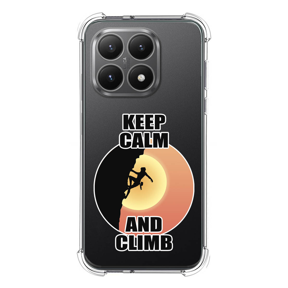 Funda Silicona Antigolpes para Xiaomi 15T 5G diseño Mujer Escalada Dibujos