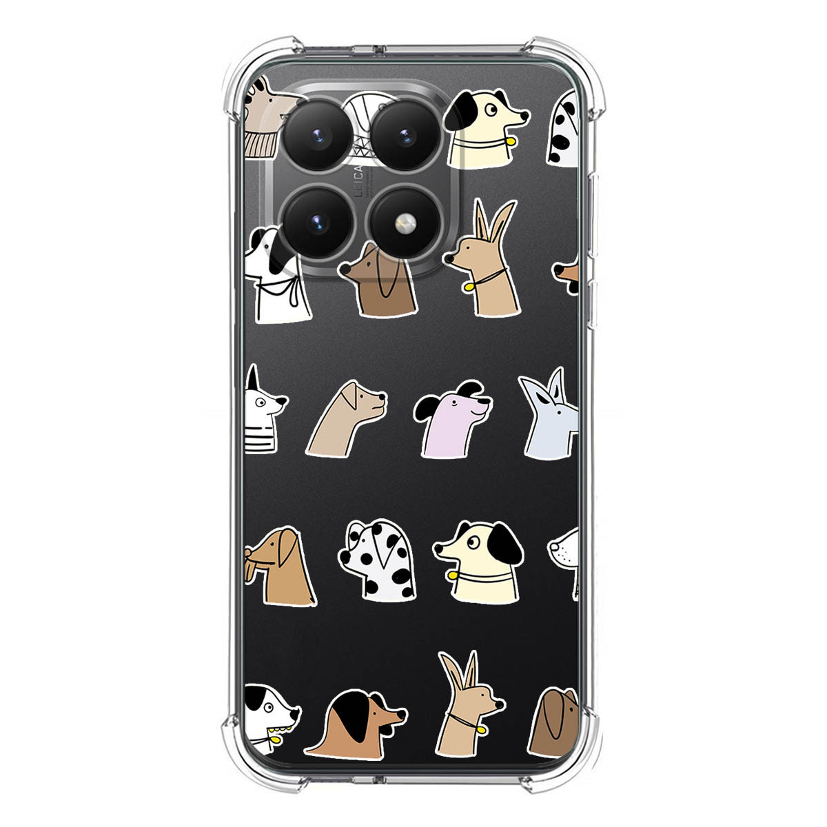 Funda Silicona Antigolpes para Xiaomi 15T 5G diseño Perros Dibujos
