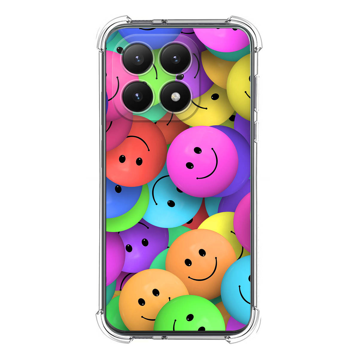 Funda Silicona Antigolpes para Xiaomi 15T 5G diseño Smile Dibujos