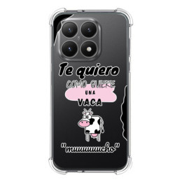 Funda Silicona Antigolpes para Xiaomi 15T 5G diseño Vaca Dibujos