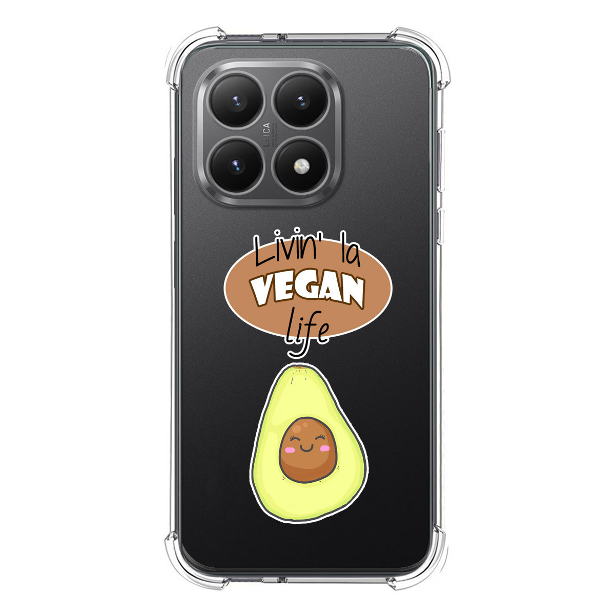 Funda Silicona Antigolpes para Xiaomi 15T 5G diseño Vegan Life Dibujos
