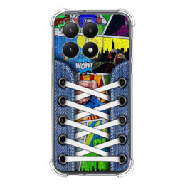 Funda Silicona Antigolpes para Xiaomi 15T 5G diseño Zapatillas 14 Dibujos
