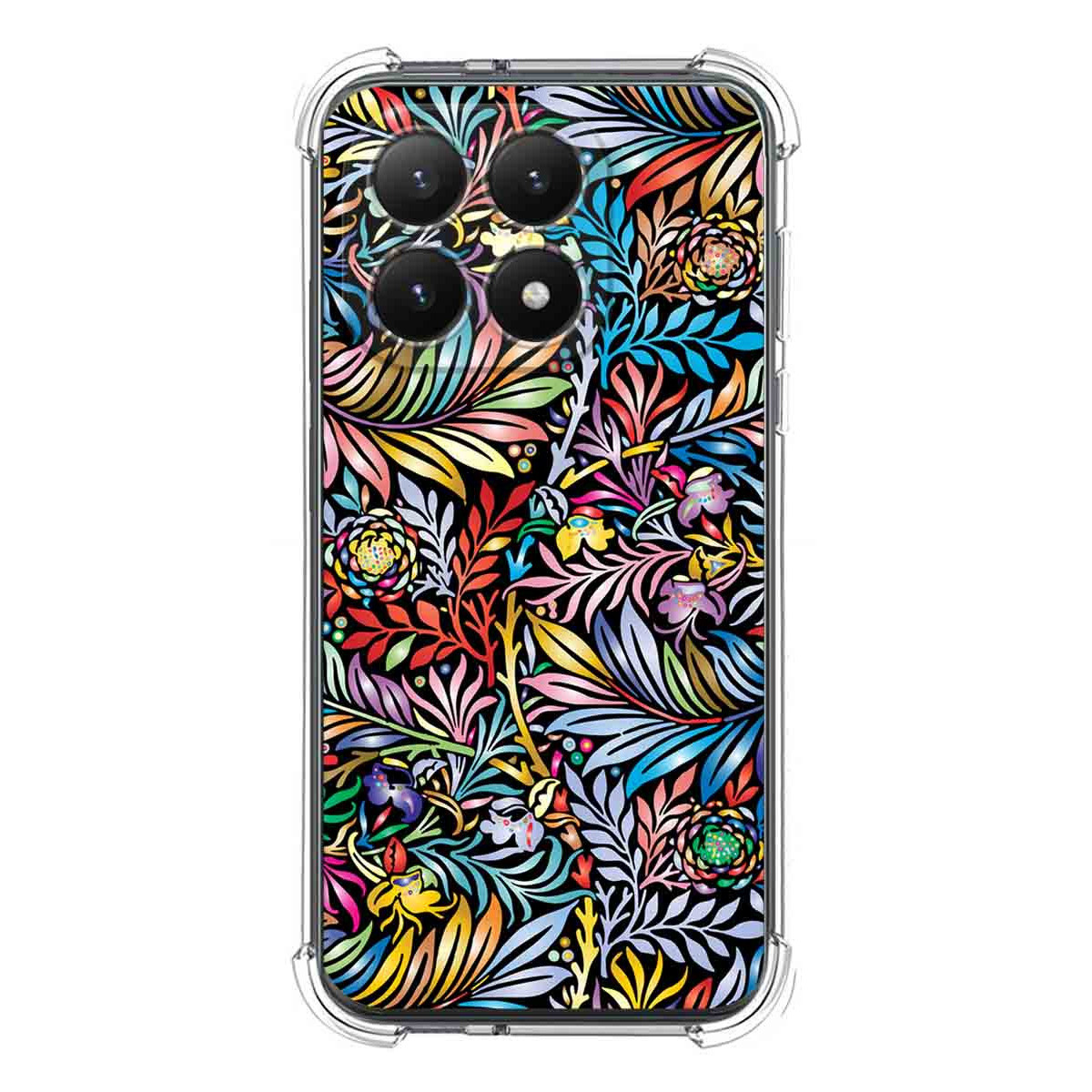 Funda Silicona Antigolpes para Xiaomi 15T 5G diseño Flores 04 Dibujos