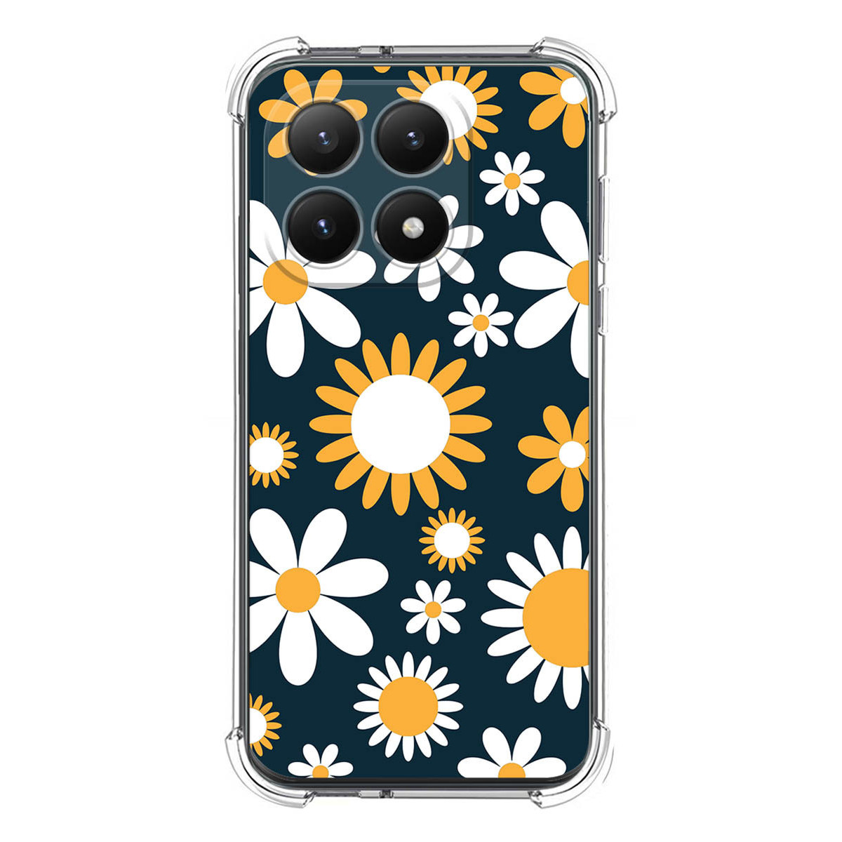Funda Silicona Antigolpes para Xiaomi 15T 5G diseño Flores 08 Dibujos