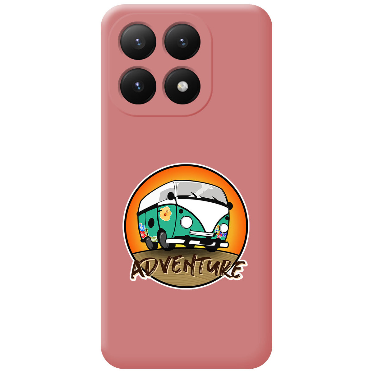 Funda Silicona Líquida Rosa para Xiaomi 15T 5G diseño Adventure Dibujos