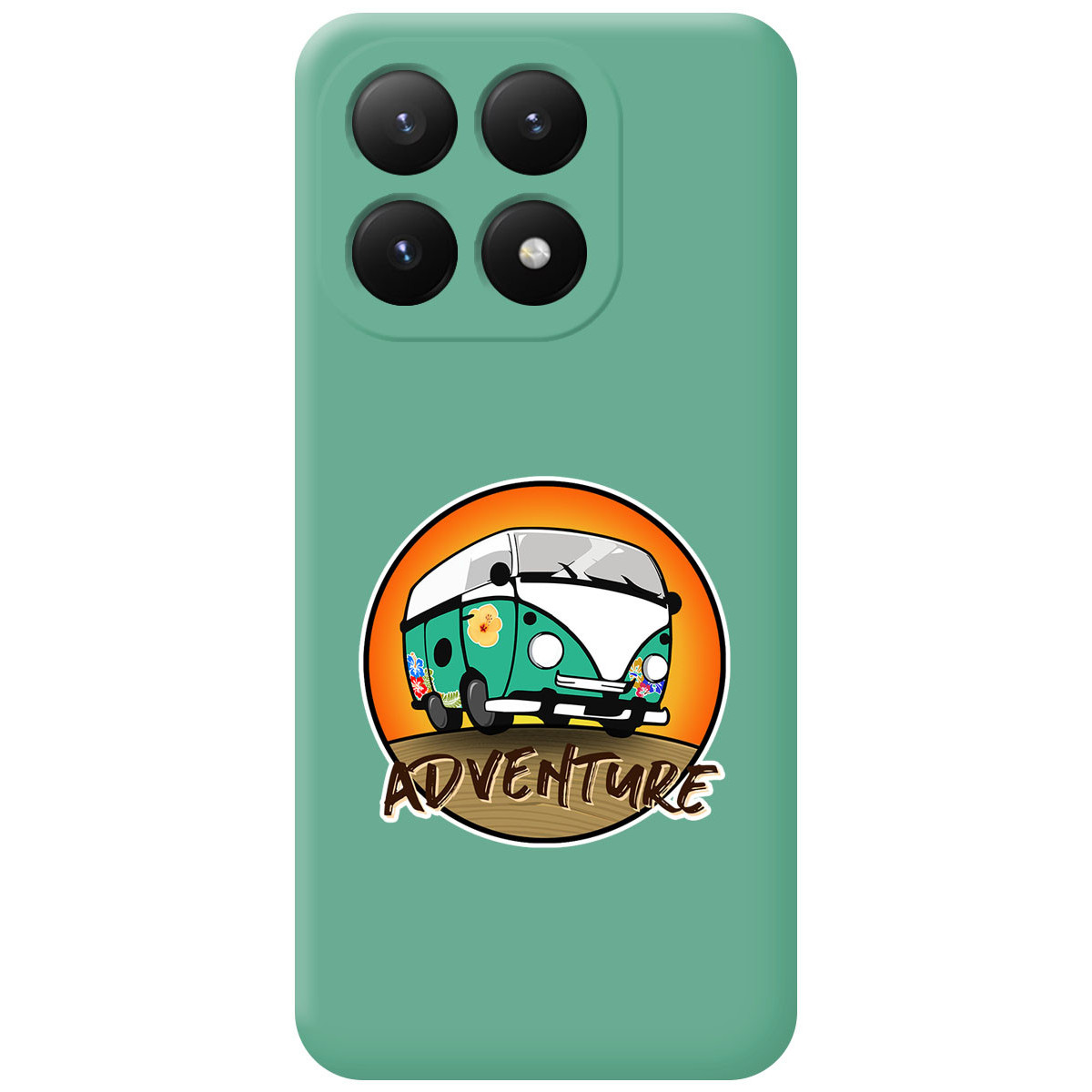 Funda Silicona Líquida Verde para Xiaomi 15T 5G diseño Adventure Dibujos