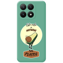 Funda Silicona Líquida Verde para Xiaomi 15T 5G diseño Culo Natural Dibujos