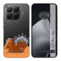 Funda Silicona Transparente para Xiaomi 15T Pro 5G diseño Bufalo Dibujos