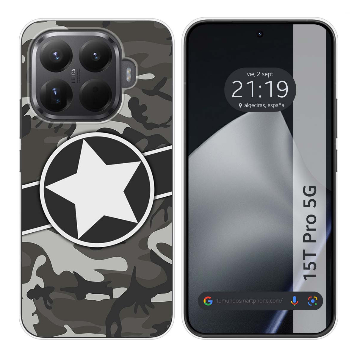 Funda Silicona para Xiaomi 15T Pro 5G diseño Camuflaje 02 Dibujos