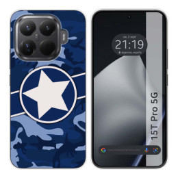 Funda Silicona para Xiaomi 15T Pro 5G diseño Camuflaje 03 Dibujos