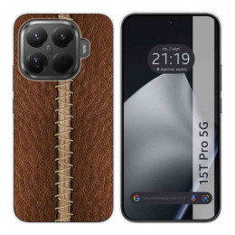 Funda Silicona para Xiaomi 15T Pro 5G diseño Cuero 01 Dibujos