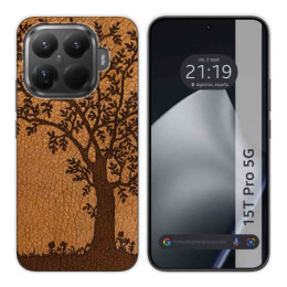 Funda Silicona para Xiaomi 15T Pro 5G diseño Cuero 03 Dibujos