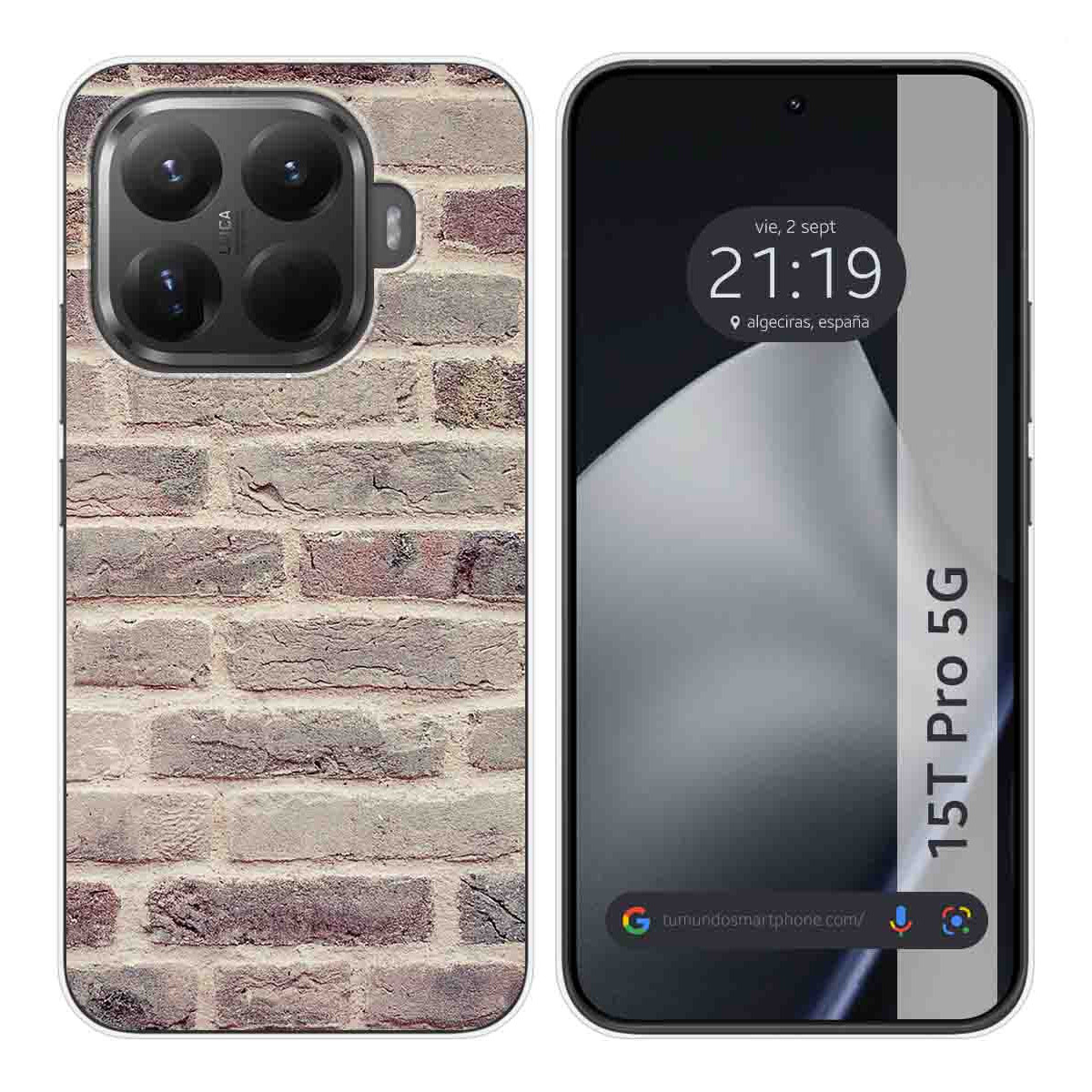 Funda Silicona para Xiaomi 15T Pro 5G diseño Ladrillo 01 Dibujos