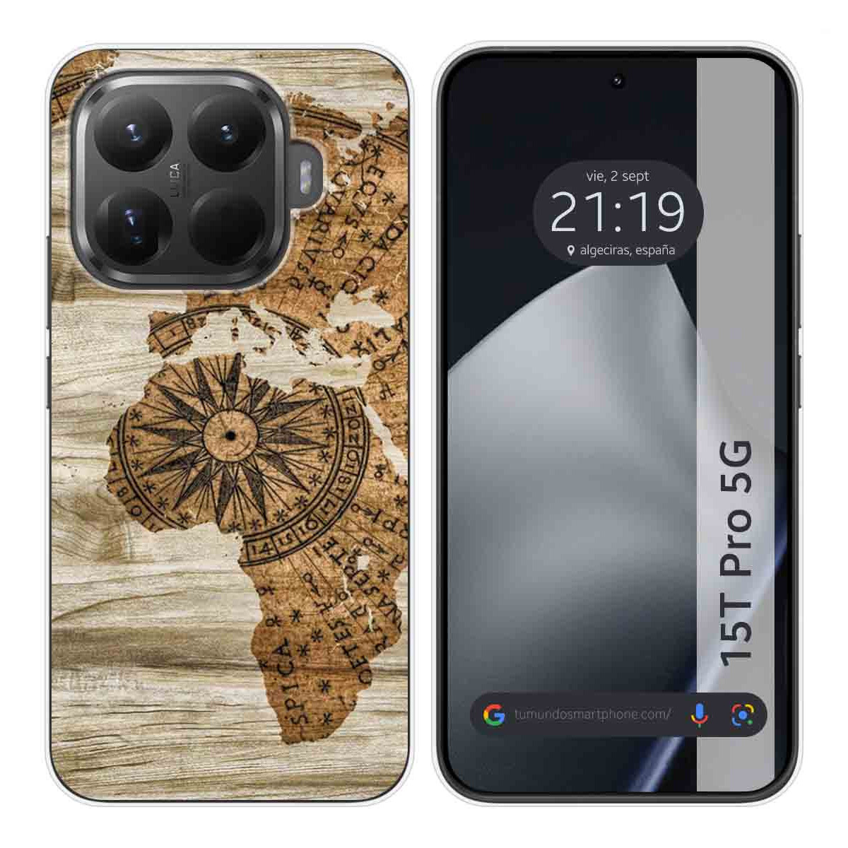 Funda Silicona para Xiaomi 15T Pro 5G diseño Madera 07 Dibujos