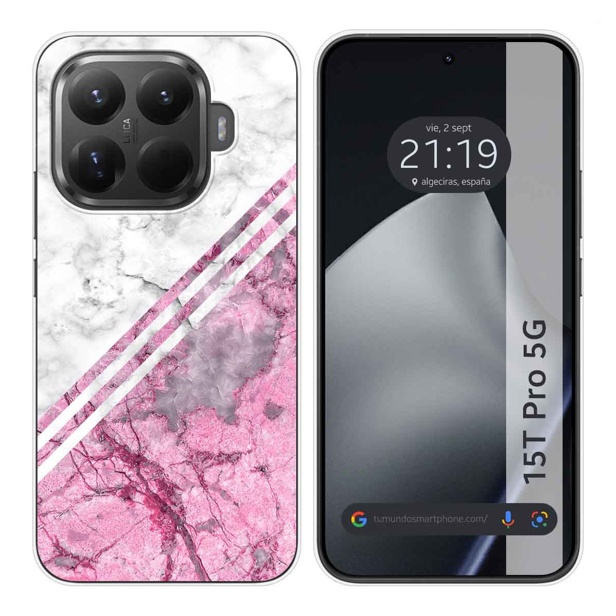 Funda Silicona para Xiaomi 15T Pro 5G diseño Mármol 03 Dibujos