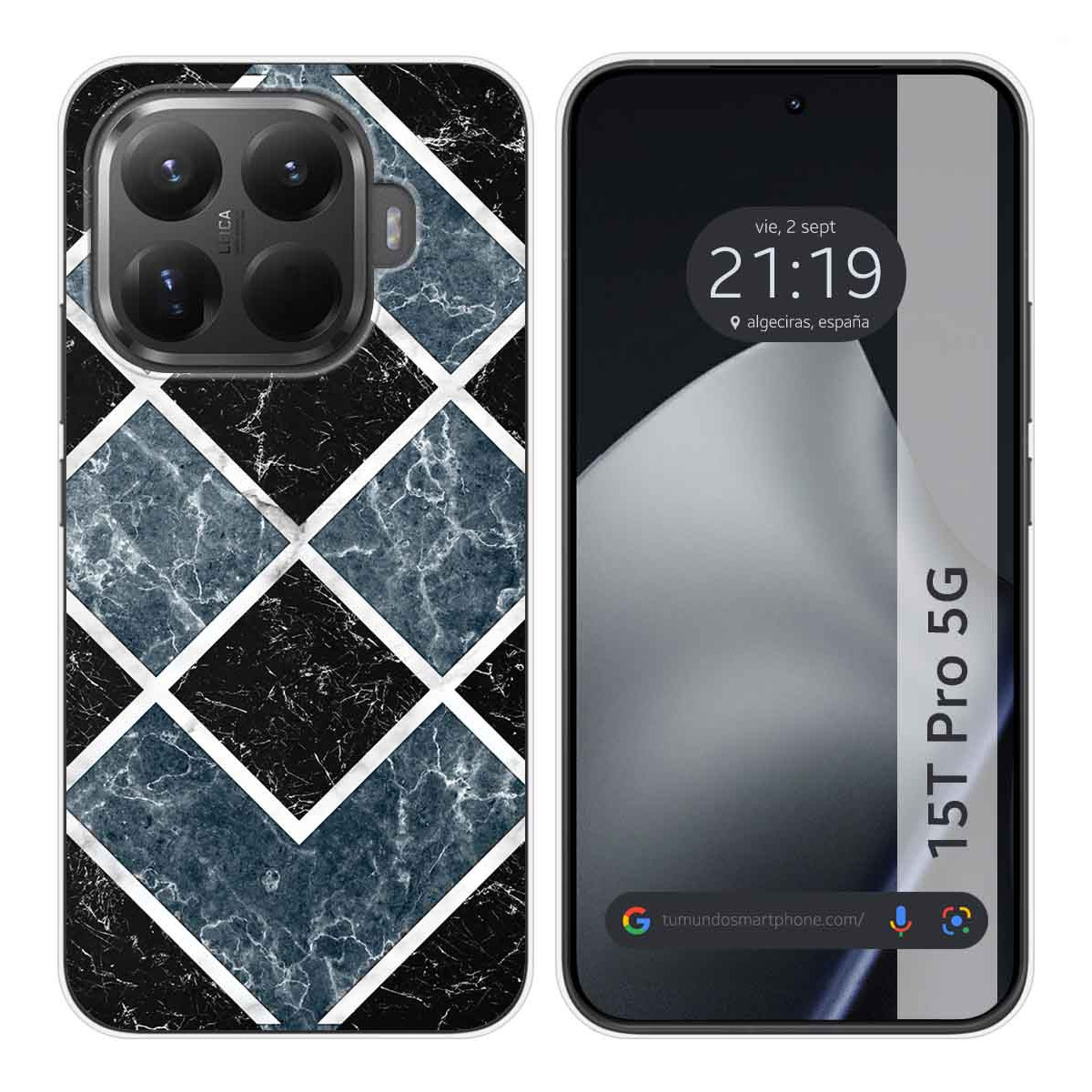 Funda Silicona para Xiaomi 15T Pro 5G diseño Mármol 06 Dibujos