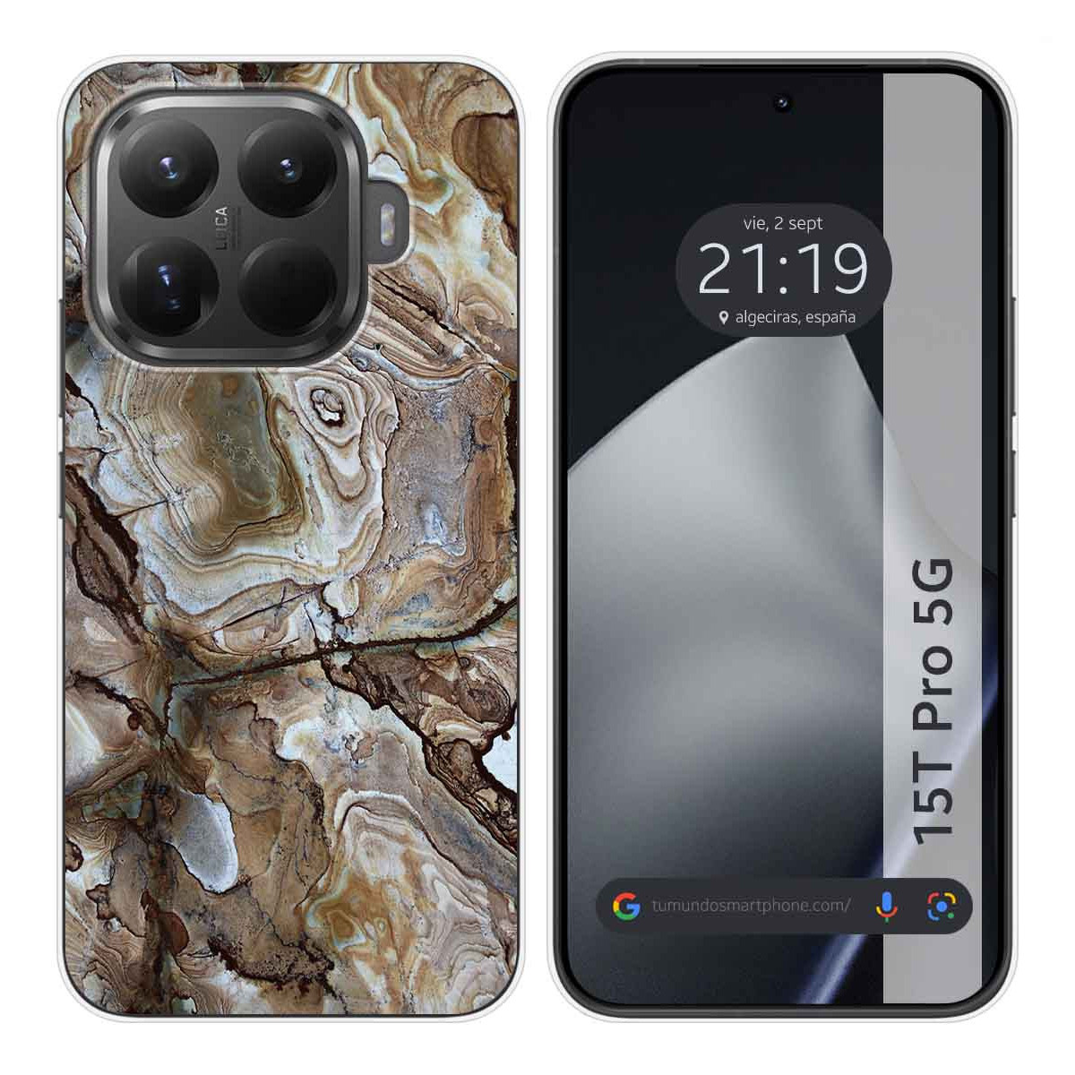 Funda Silicona para Xiaomi 15T Pro 5G diseño Mármol 14 Dibujos