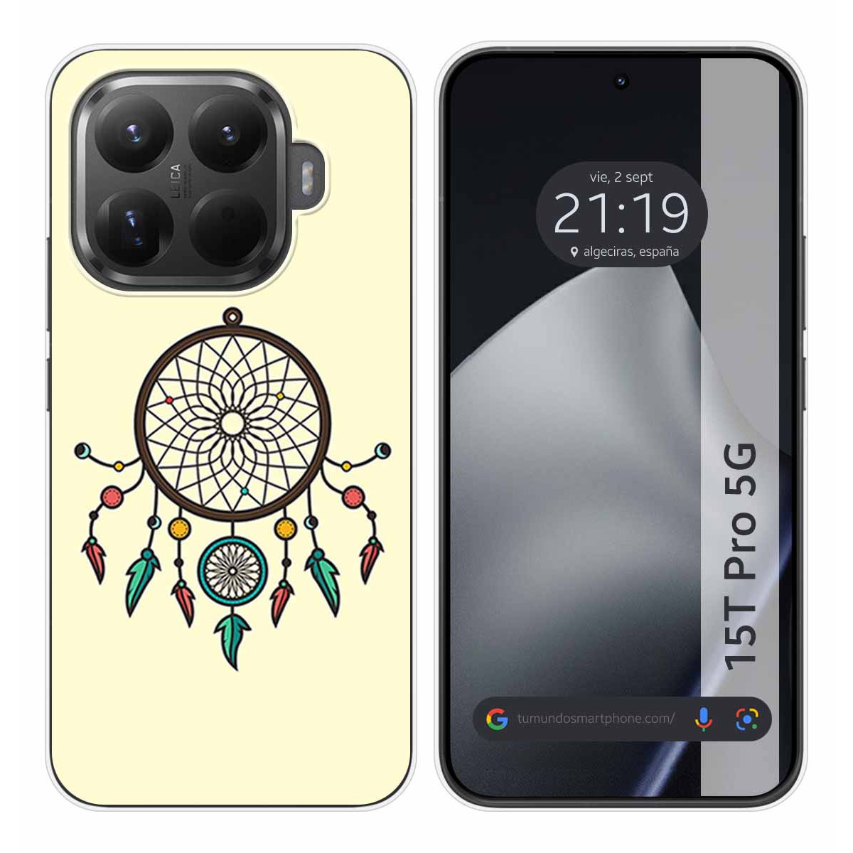 Funda Silicona para Xiaomi 15T Pro 5G diseño Atrapasueños Dibujos