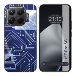 Funda Silicona para Xiaomi 15T Pro 5G diseño Circuito Dibujos