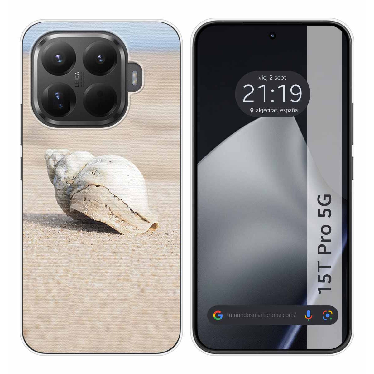 Funda Silicona para Xiaomi 15T Pro 5G diseño Concha Dibujos