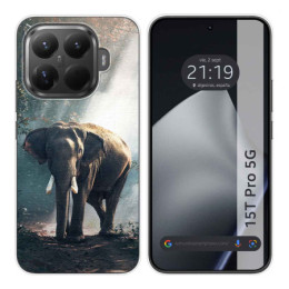 Funda Silicona para Xiaomi 15T Pro 5G diseño Elefante Dibujos
