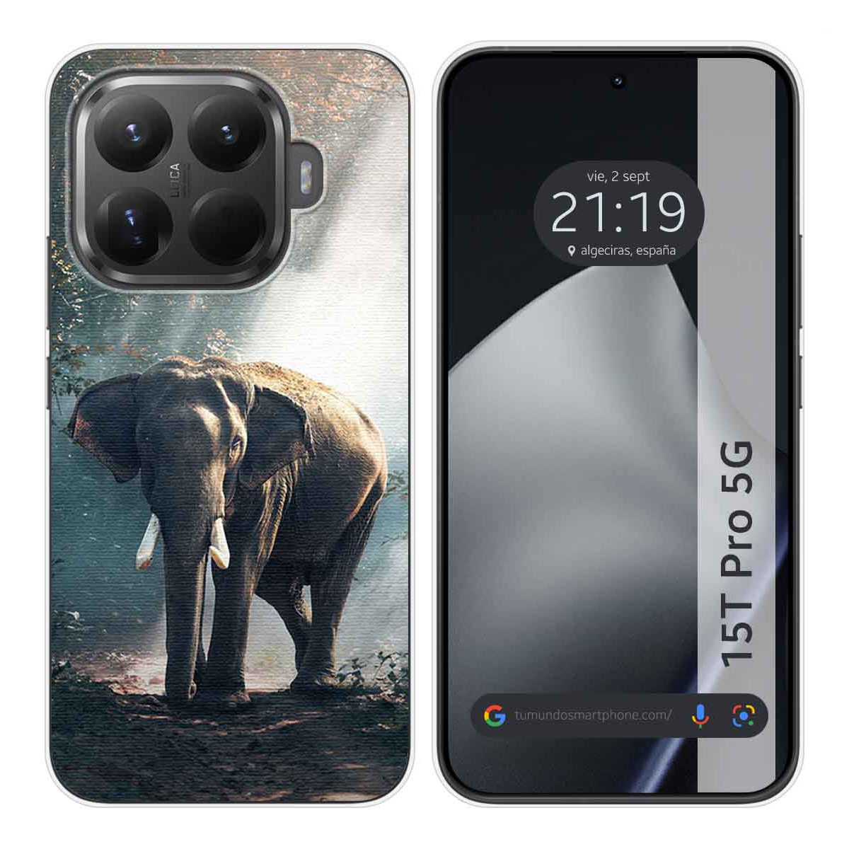 Funda Silicona para Xiaomi 15T Pro 5G diseño Elefante Dibujos