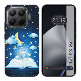 Funda Silicona para Xiaomi 15T Pro 5G diseño Libro Cuentos Dibujos