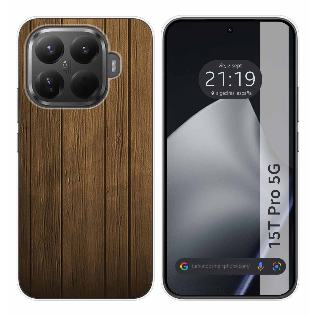 Funda Silicona para Xiaomi 15T Pro 5G diseño Madera Dibujos