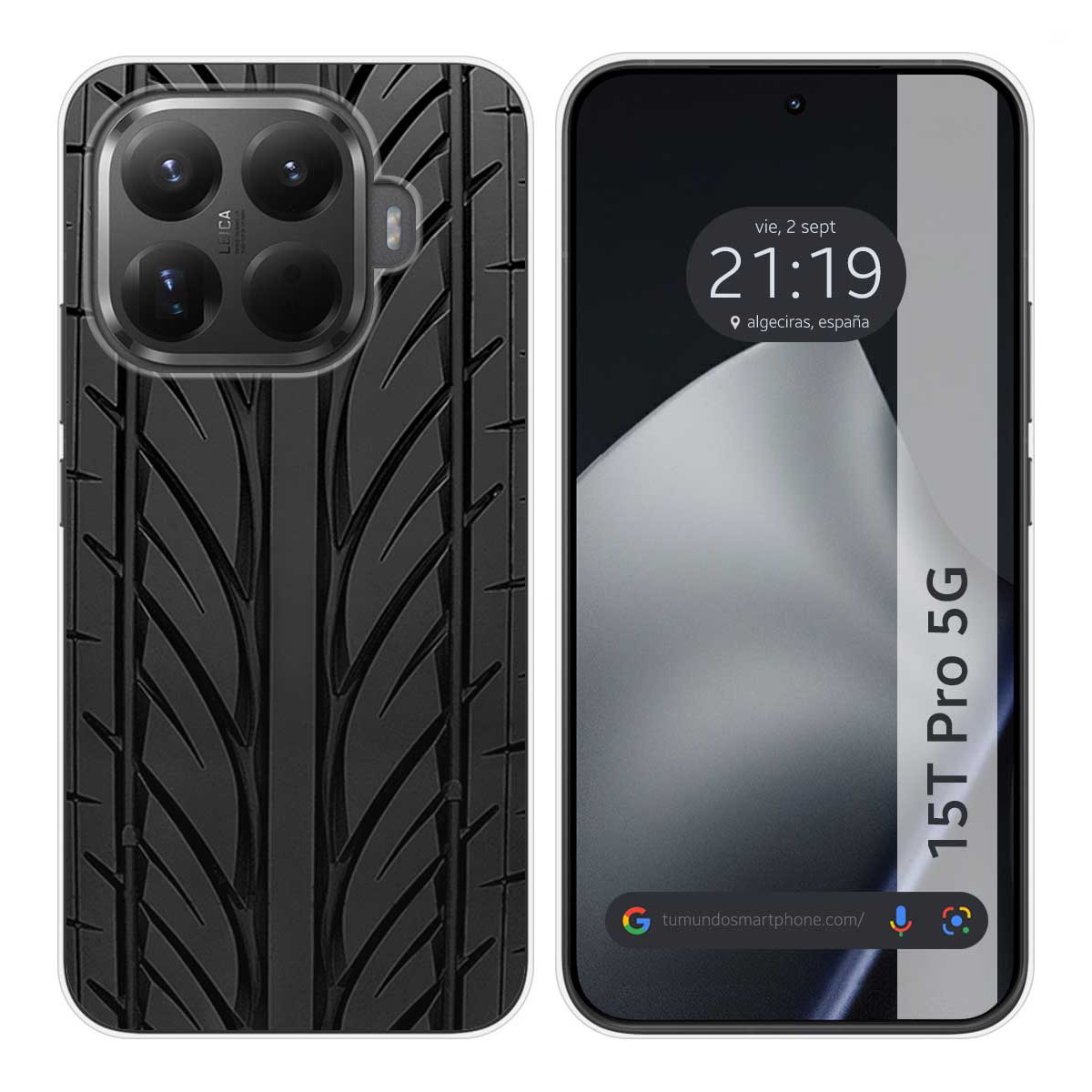 Funda Silicona para Xiaomi 15T Pro 5G diseño Neumatico Dibujos