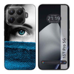 Funda Silicona para Xiaomi 15T Pro 5G diseño Ojo Dibujos