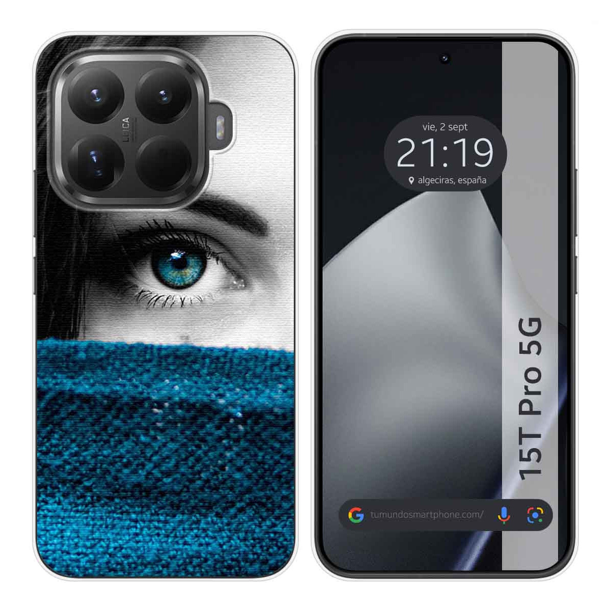 Funda Silicona para Xiaomi 15T Pro 5G diseño Ojo Dibujos