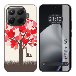 Funda Silicona para Xiaomi 15T Pro 5G diseño Pajaritos Dibujos