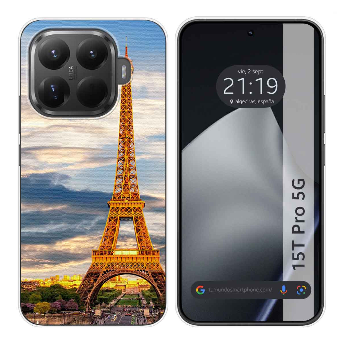 Funda Silicona para Xiaomi 15T Pro 5G diseño Paris Dibujos