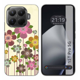 Funda Silicona para Xiaomi 15T Pro 5G diseño Primavera En Flor Dibujos