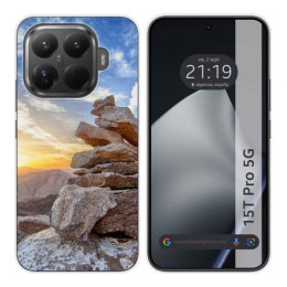 Funda Silicona para Xiaomi 15T Pro 5G diseño Sunset Dibujos