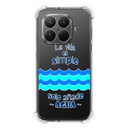 Funda Silicona Antigolpes para Xiaomi 15T Pro 5G diseño Agua Dibujos