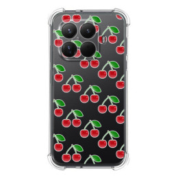 Funda Silicona Antigolpes para Xiaomi 15T Pro 5G diseño Cerezas Dibujos