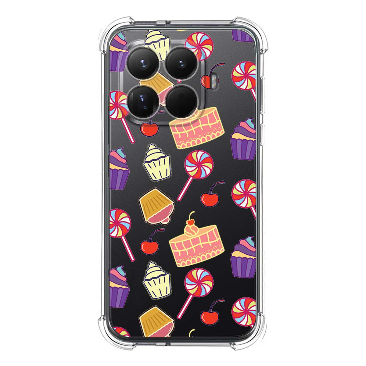 Funda Silicona Antigolpes para Xiaomi 15T Pro 5G diseño Dulces 01 Dibujos