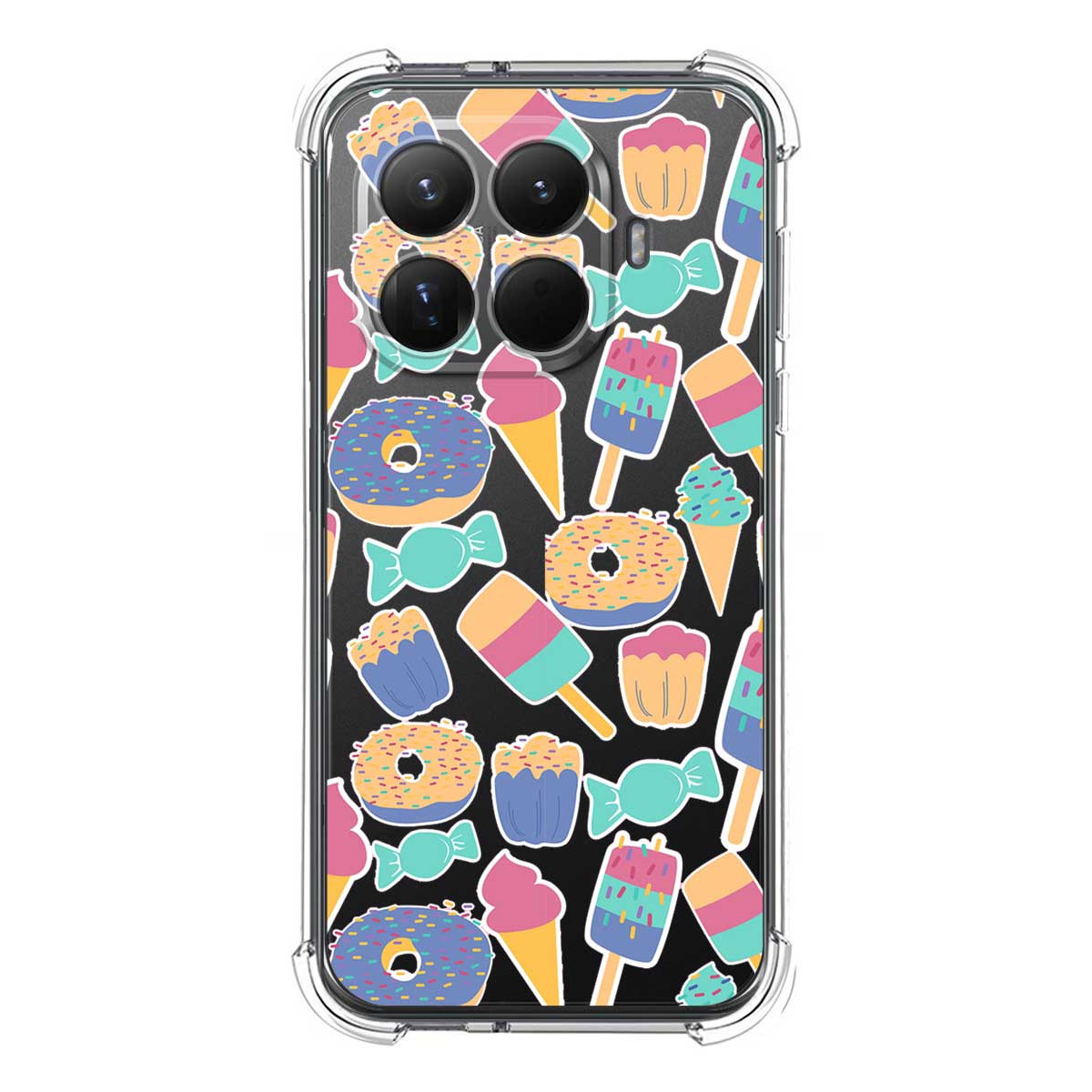 Funda Silicona Antigolpes para Xiaomi 15T Pro 5G diseño Dulces 02 Dibujos