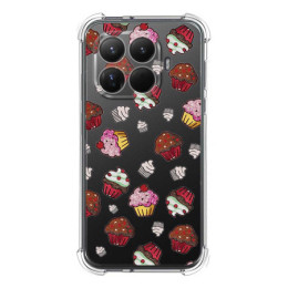 Funda Silicona Antigolpes para Xiaomi 15T Pro 5G diseño Muffins Dibujos