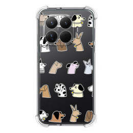 Funda Silicona Antigolpes para Xiaomi 15T Pro 5G diseño Perros Dibujos