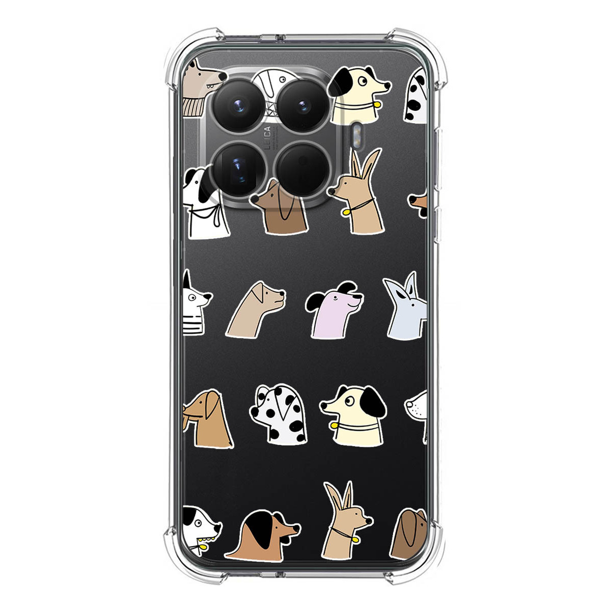 Funda Silicona Antigolpes para Xiaomi 15T Pro 5G diseño Perros Dibujos